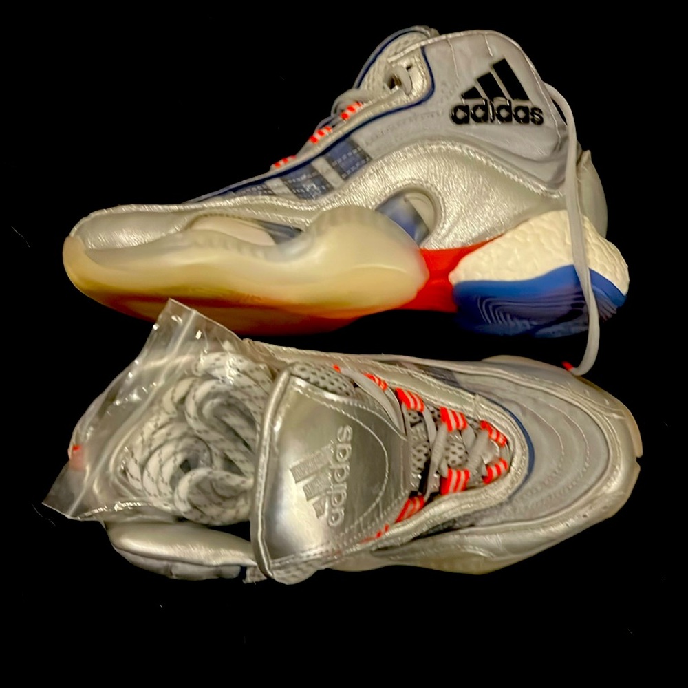 Wore twice men’s or woman’s 98 Crazy BYW 'Silver Metallic'